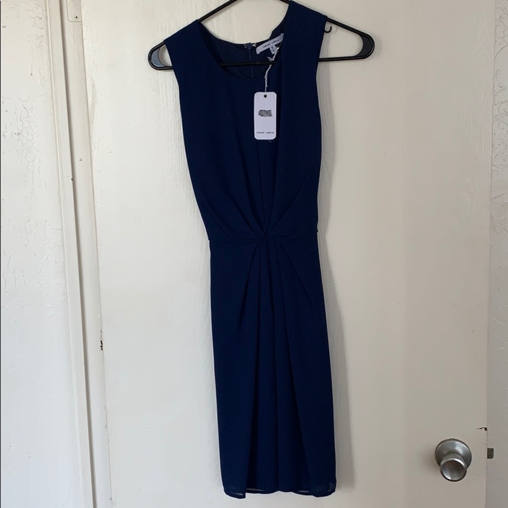 Naked Zebra Gathered Front Dress